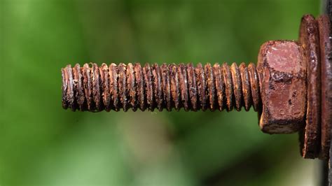 rusted bolt stuck in hole